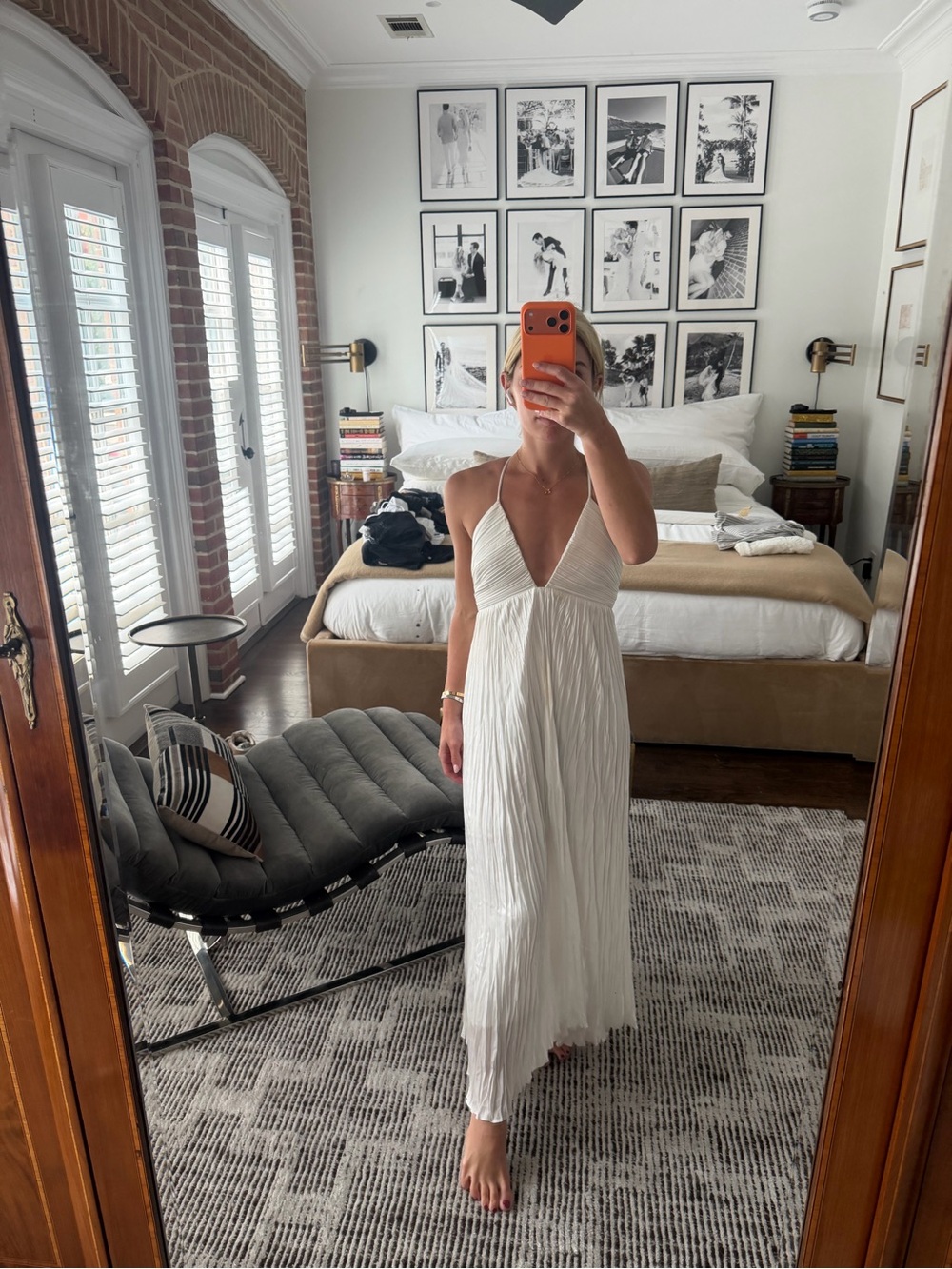 A.L.C. Angelina Pleated Midi-Dress Size 0